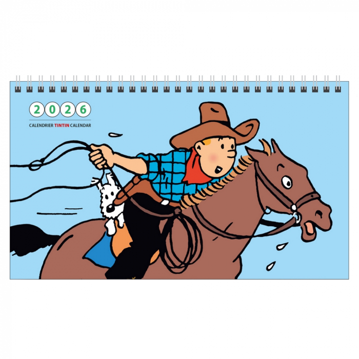 Tintin 2026 Calendar Tintin Shop รุ่น Brussel