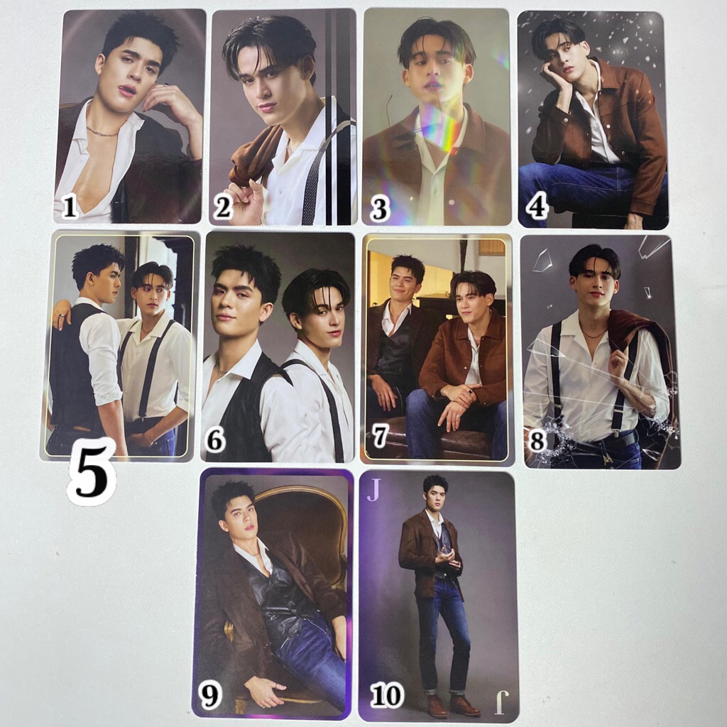 การ์ดสะสม Joss Gawin Invincible Fancon Photocard JossGawin Gmmtv อย่างเป็นทางการ Joss Wire Gawin Cas