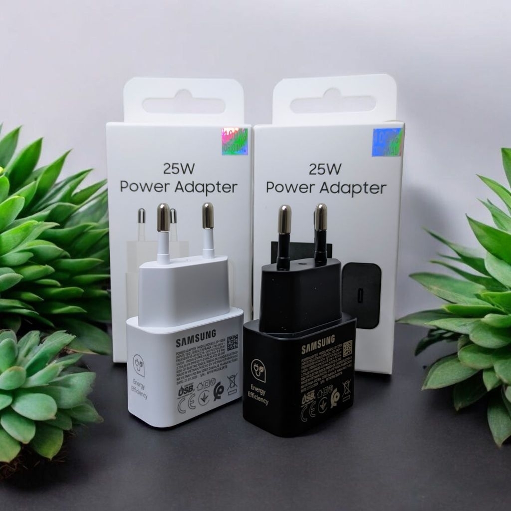 SAMSUNG 25W ENERGY GREEN ADAPTER SAMSUNG 25W CHARGER ADAPTER ใหม่ USB PORT ORIGINAL 100%