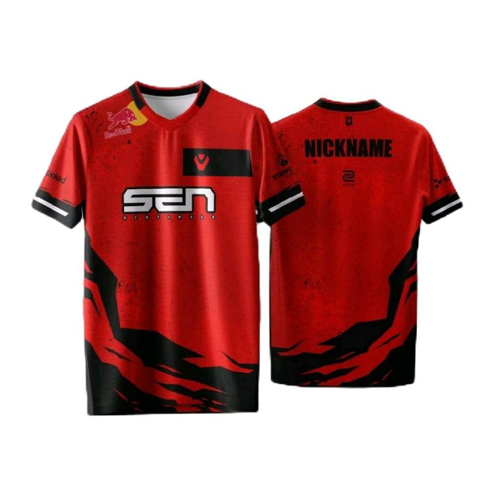 Sentinel Valorant 2025 Esport Jersey ฟรี Nickname