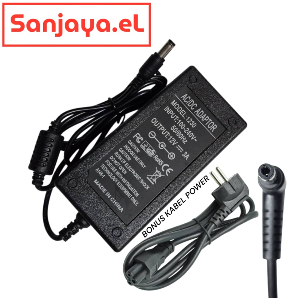 ENLIGHT 12V 3A LED Monitor Enlight Monitor อะแดปเตอร์ชาร์จ