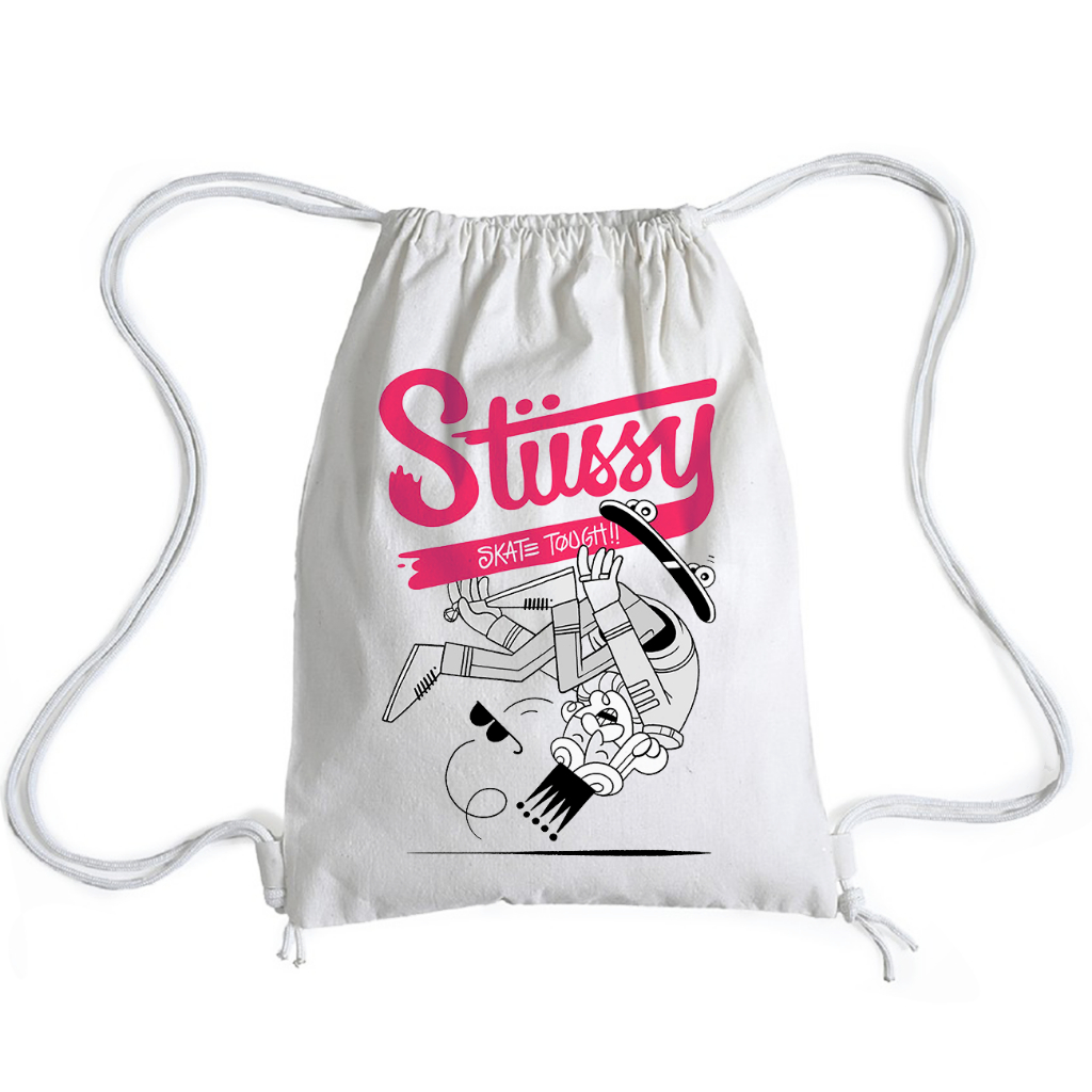 Drawstring Bag - Stringbag Distro Trend Stussy Trend กระเป๋าเกาหลี