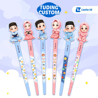 Tuding Kalam Ngaji Custom Nama, Duding, Suding, Penunjuk Baca