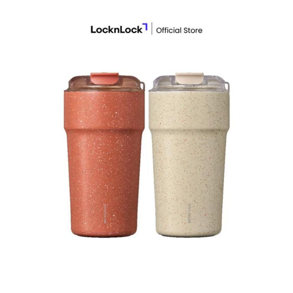 ใหม่ LocknLock Metro Cafe Ceramic Coating Tumbler 500ml - LHC4357