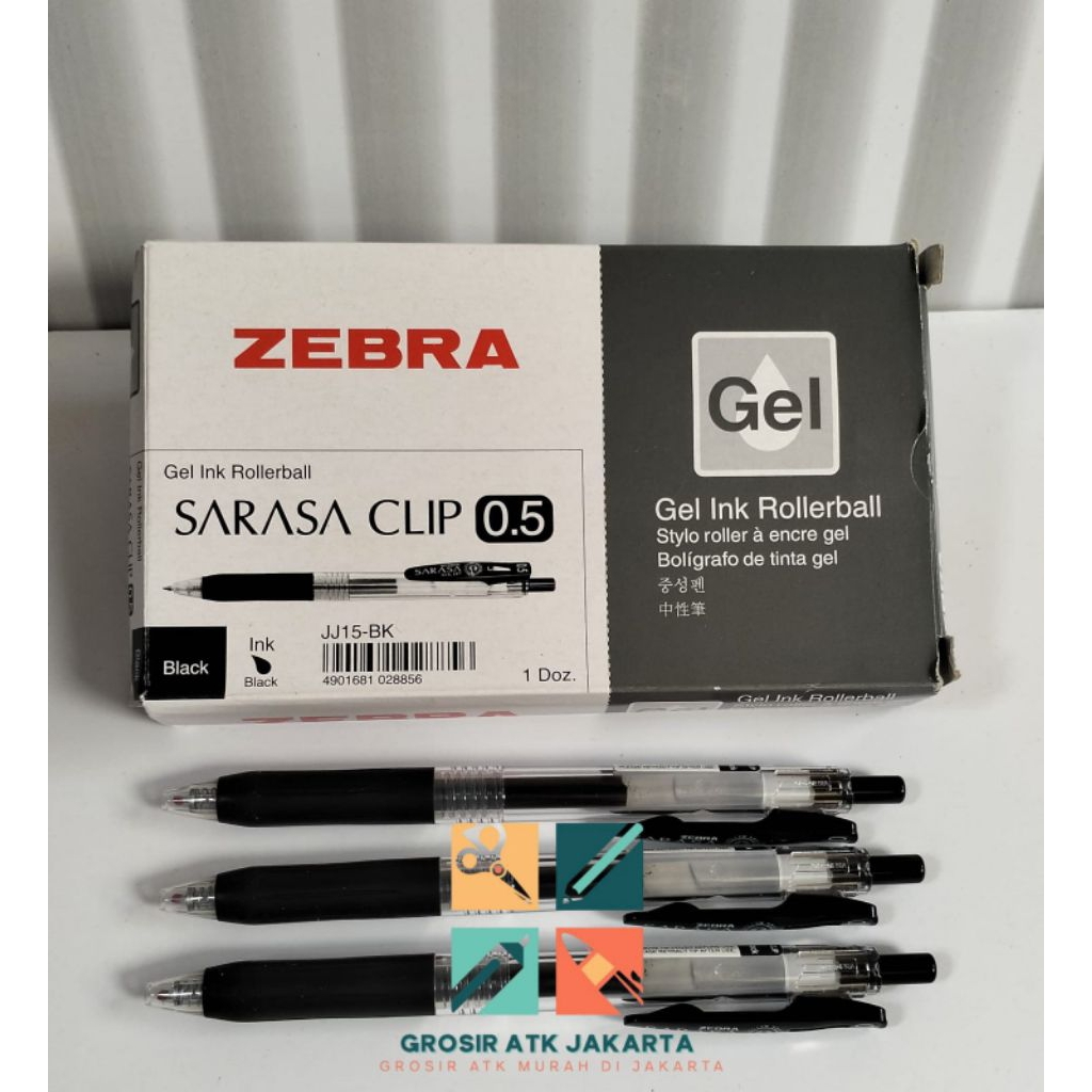 ZEBRA SARASA CLIP GEL PEN 0.5/ZEBRA SARASA PEN/PRICE สําหรับ 1 ชิ้น