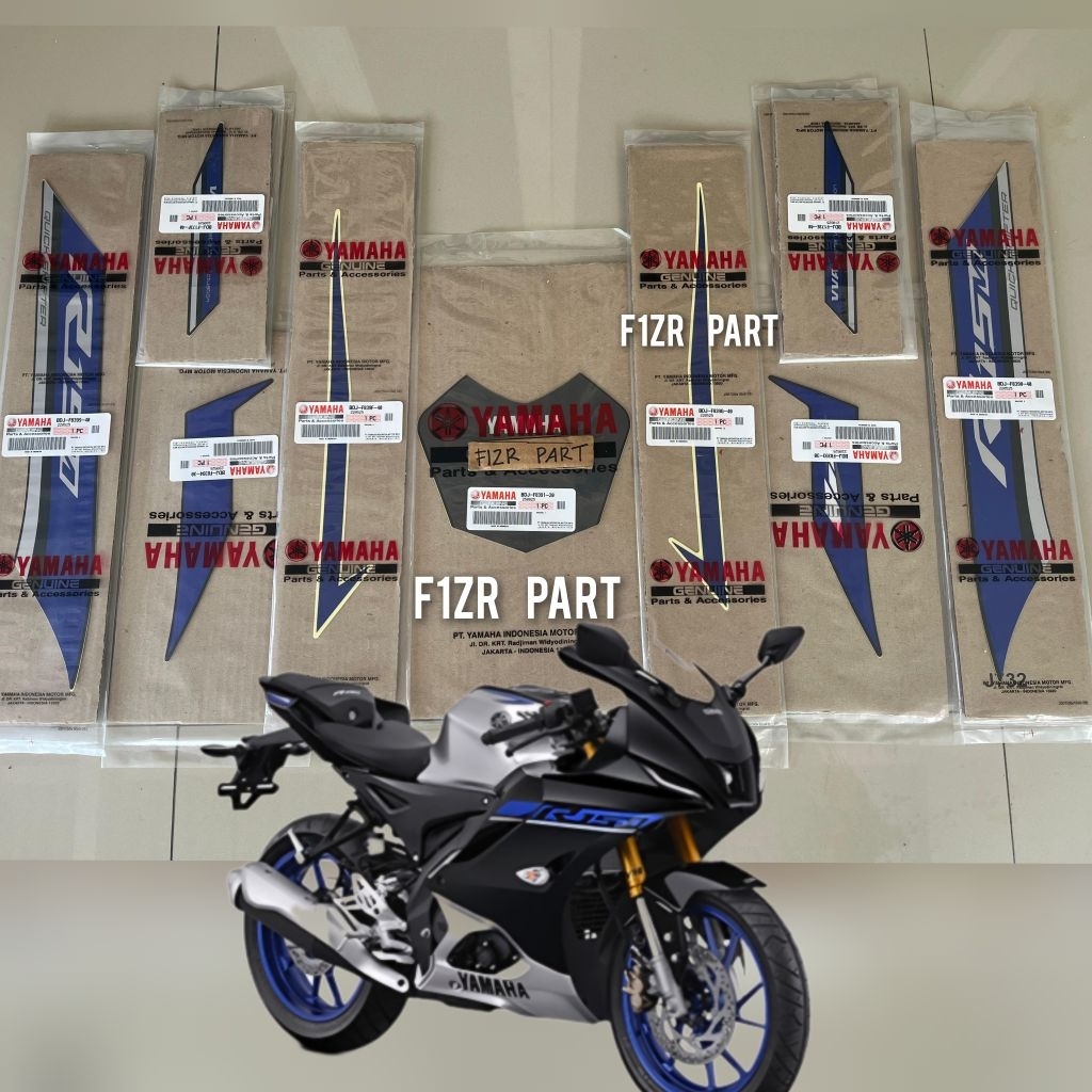 สติ๊กเกอร์กราฟิกแบบ STRIPING R15M 2025 YZF155D-A R15M CONNETED 2025 ต้นฉบับ YAMAHA