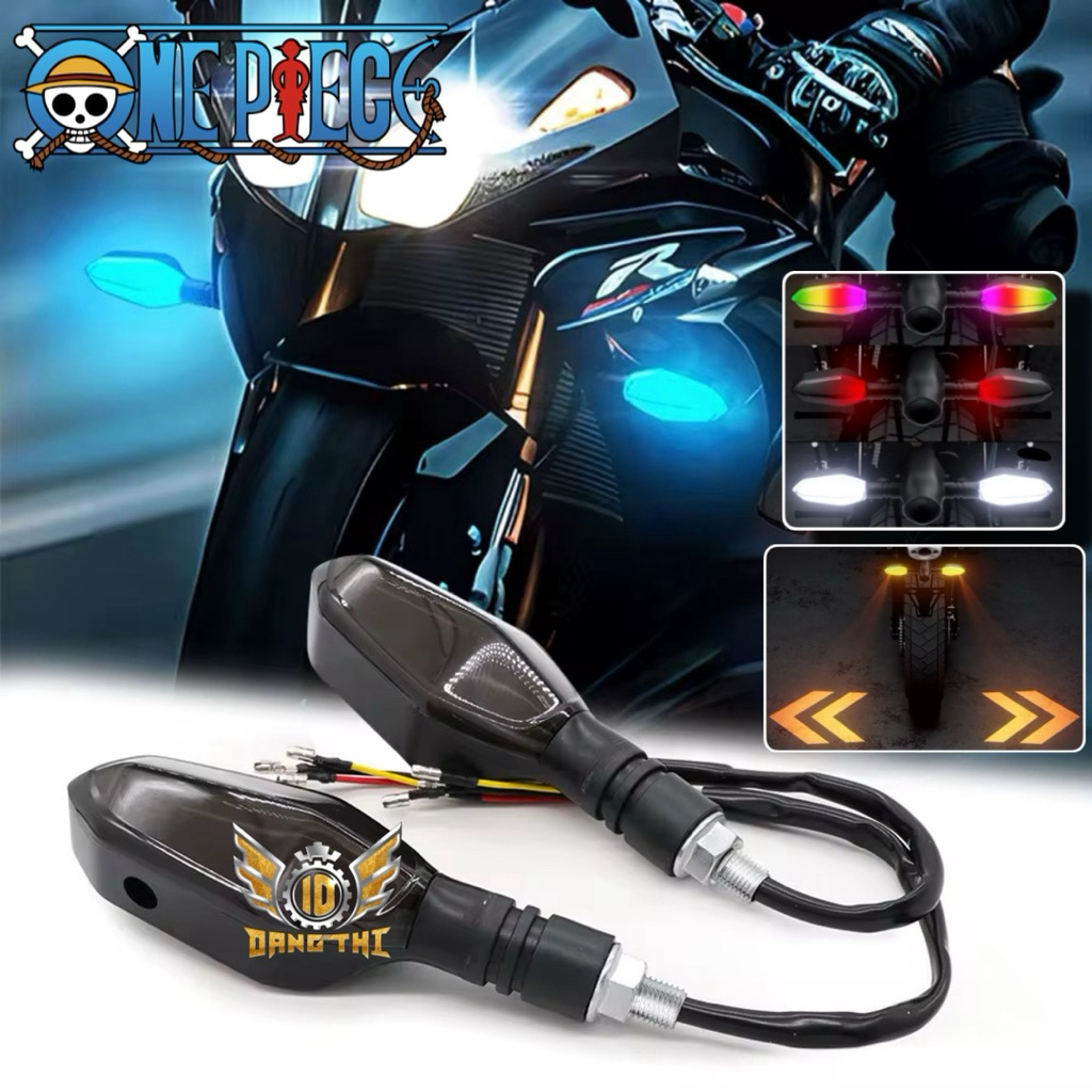 ไฟเลี้ยวโปรเจคเตอร์ Arrow Dusk Rgb 27 โหมดแม่เหล็ก 12 โวลต์กันน้ํา Sen Ninja Vixion Rx King Aerox Nmax Vario Scoopy Etc