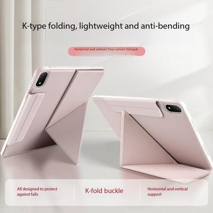 Huawei Matepad SE 11/ 10.4/ T10s/ 12x/ Pro/ 12.2/ 13.2/ 11.5s/ 2025 เคสแท็บเล็ต Y แบบพับได้ 4 สี – ก