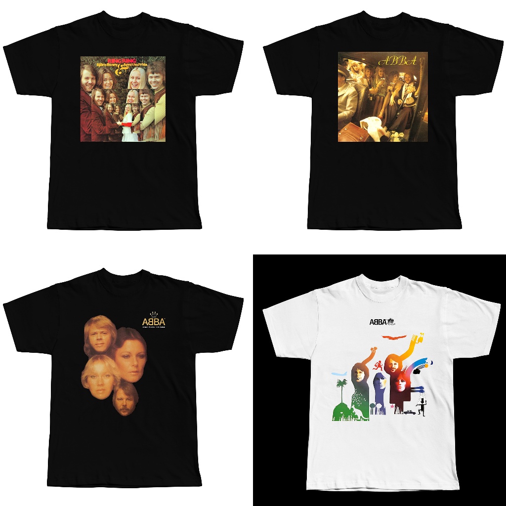เสื้อยืด Abba - เสื้อยืด ABBA BAND ROCK สําหรับ - (CUSTOMIZED)