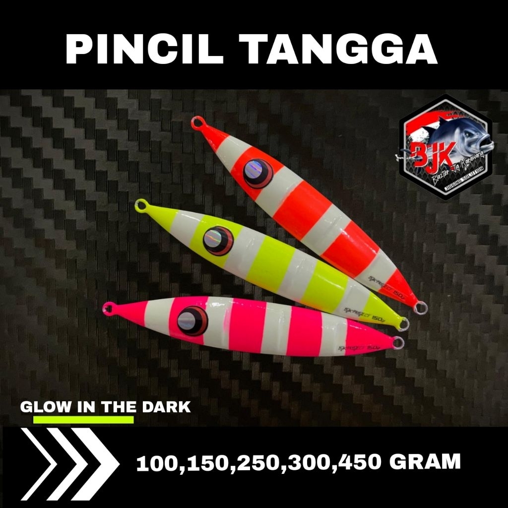 METAL JIG PINCIL STAIR 100g ถึง 450g GID ZEBRA PACING BAIT BJK