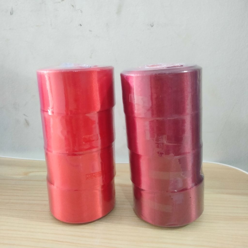 Izza - ริบบิ้นผ้าซาติน 4 CM | ริบบิ้นนําเข้า 4CM | กึ่งสําเร็จรูป