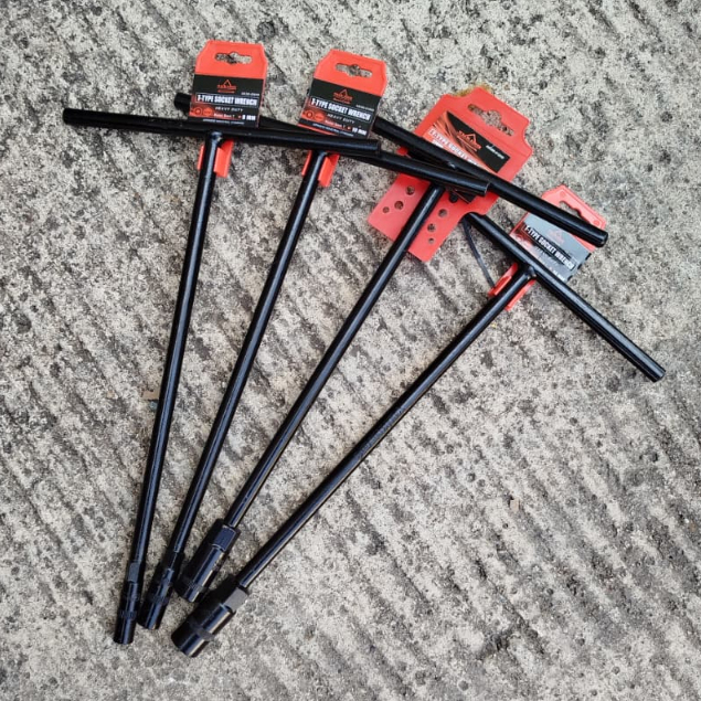Yukido SAVING PACKAGE 4PCS ประแจ T-Sock ขนาด 8-10-12-14 mm / ครบชุด Original T-Wrench