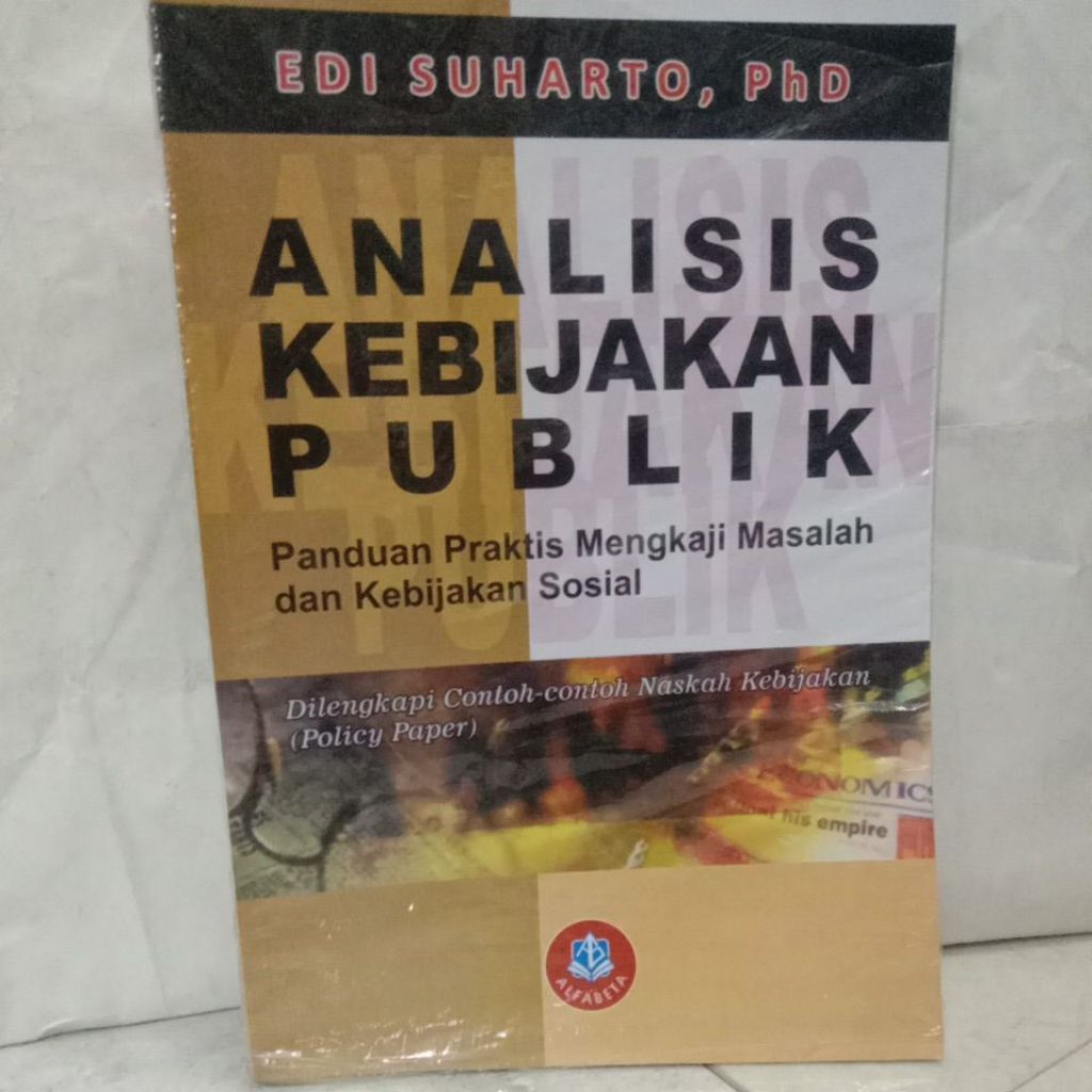 หนังสือ PUBLIC POLICY ANALYSIS, Edi Suharto
