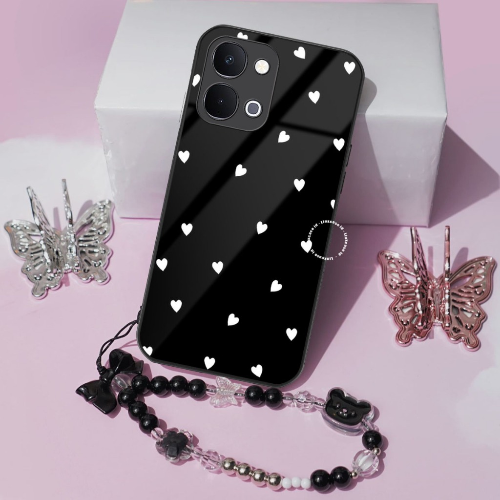 GANTUNGAN HP Softcase Glass + สายคล้องสําหรับ Vivo Y31d Y500i Y31d Pro ล่าสุดเคสโทรศัพท์กล้องป้องกัน