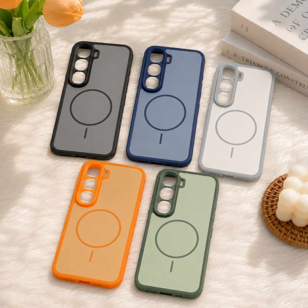 Premium Case Frosted Lens Non Magsafe สําหรับ Infinix Hot 60 60i 60 Pro 60 ProPlus สมาร์ท 20 10 8 หม