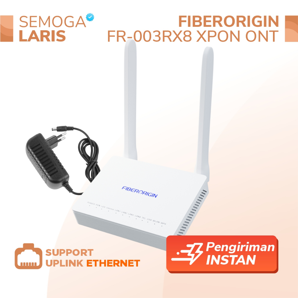 Fiberrigin ONU XPON Uplink Ethernet 2.4Ghz Postel - โมเด็ม ONT EPON / GPON - Multi SSID SNMP TR069