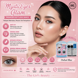 MysticEyes Glam Premium Softlens – Natural Look, Mata Lebih Cantik & Elegan | Anti UV | Nyaman Seharian