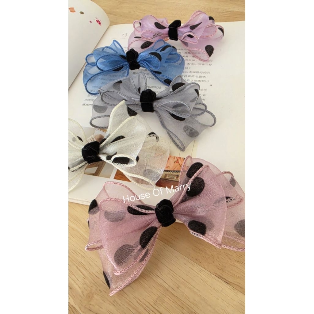 ORGANDI ARS 905 POLKADOT RIBBON APPLICATION (ไม่รวมคลิป)