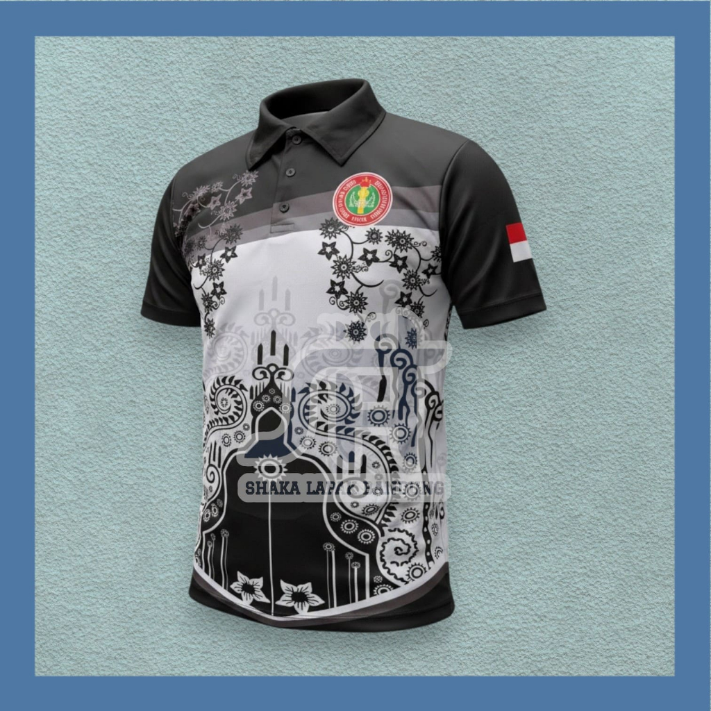 เจอร์ซีย์ PGRI คอปกรวม | เสื้อ PGRI เสื้อ PGRI ชุดครูปกรวม ชุดกีฬาครู ASN PNS / เสื้อพิมพ์เต็ม