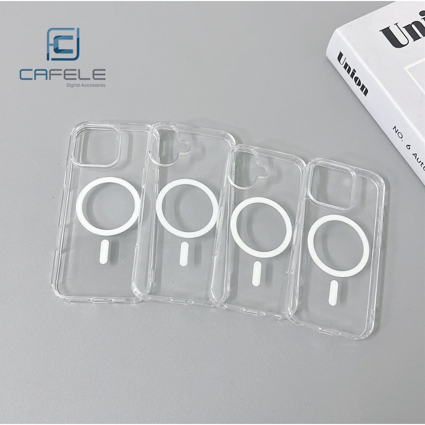 CAFELE MAGSAFE CLEAR TPU Softcase 0.6MM (THIN) - iPhone 17 / iPhone 17 Air / iPhone 17 Pro / iPhone 
