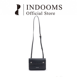 INDOOMS Tas Selempang Wanita Premium Hitam Sling Bag Minimalis Fashion Korea Casual Daily Elegan