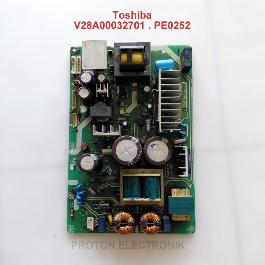 โตชิบา ทีวี PSU 32A300E 32A3000E 37A30E 37A3500E Power V28A00032701 V28A00033000 PE0252 LCD 32A3000C