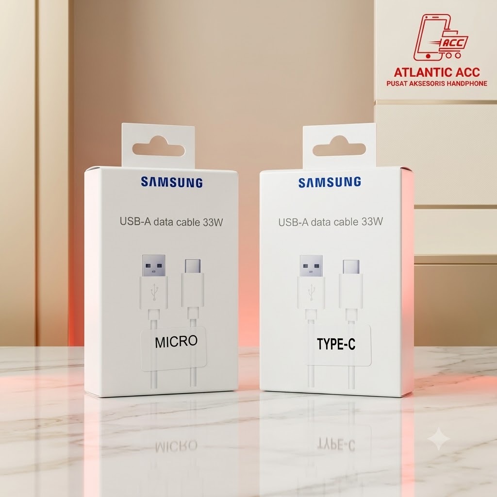 SAMSUNG 33W TURBO SUPERVOOC สายชาร์จเร็ว USB เป็น MICRO / TYPE-C Android Data Cable