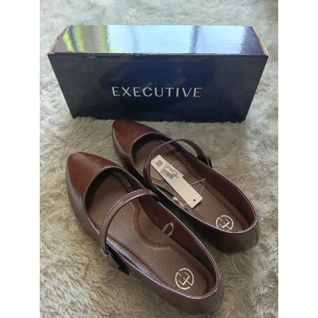 EXECUTIVE FLATSHOES สําหรับผู้หญิงต้นฉบับ