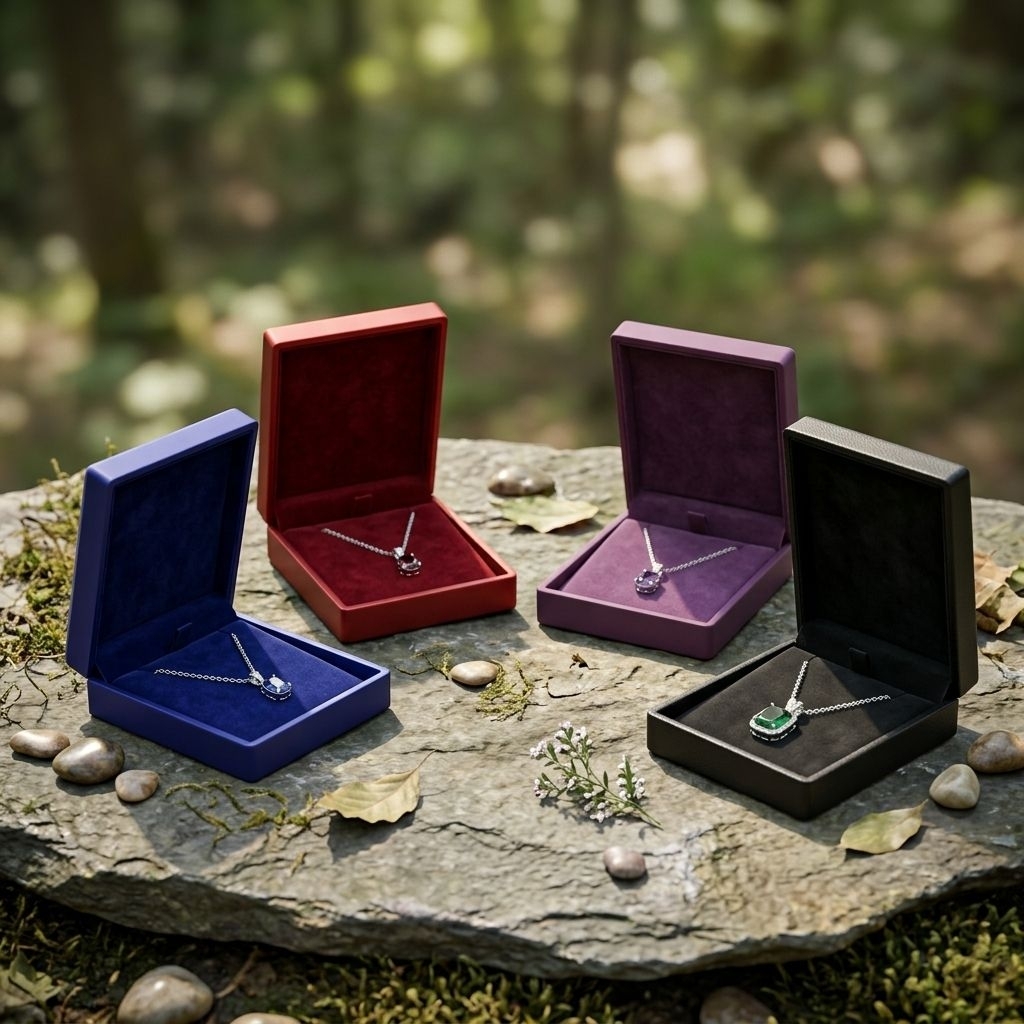 LED GOLD NECKLACE BOX, JEWELRY PLACE, JEWELRY BOX, 2233