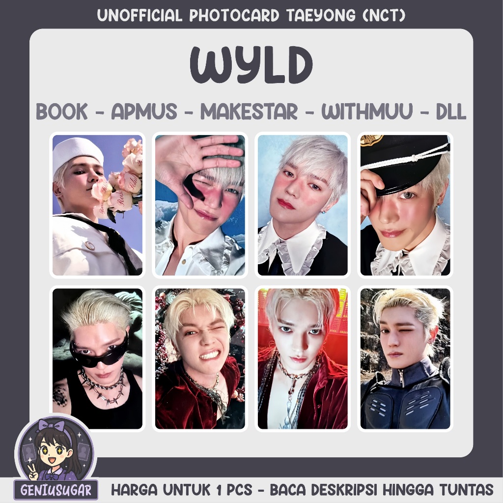 [NCT] TAYONG WYLD UNOFFICIAL PHOTOCARD