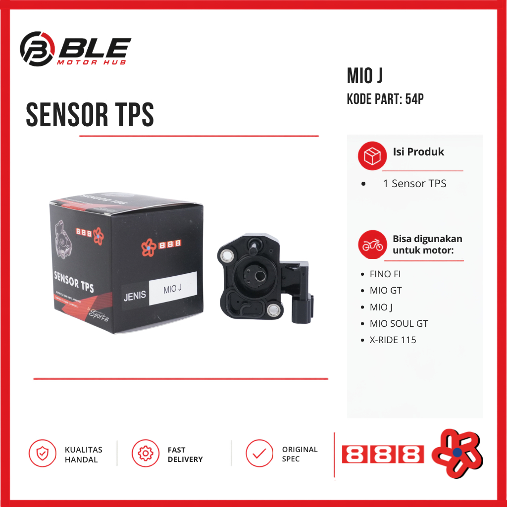 888 เซ็นเซอร์ TPS Mio J / Soul GT | BLE มอเตอร์ฮับ