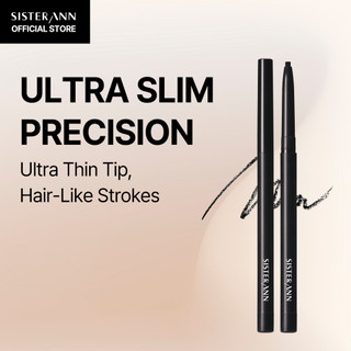 [SISTER ANN] Perfect Slim Eye Pencil – 2mm Waterproof Eyeliner, Anti Luntur & Tahan Lama