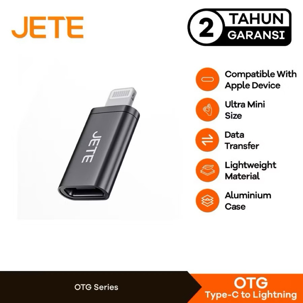 JETE OTG Type C เป็น Lightning/iPhone