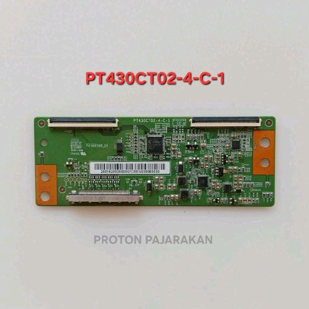 Panasonic Viera TH 43C305G TH-43C305G Tcon PT430CT02-4-C-1 T-Con บอร์ดควบคุมเวลา PROTON STUDY
