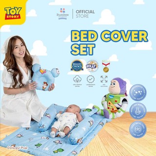Bumbee Collection - BedCover Set Baby Selimut Bedcover Bayi Set Bantal Guling Alas Tidur Lembut untuk Bayi Tidur Nyenyak FREE Sticker Baby On Board Kado Lahiran