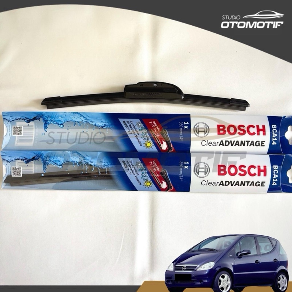 ที่ปัดน้ําฝน Mercy W168 A140 A160 Bosch Frameless Clear Advantage คุณภาพระดับพรีเมียม BF2624 2 ชิ้น