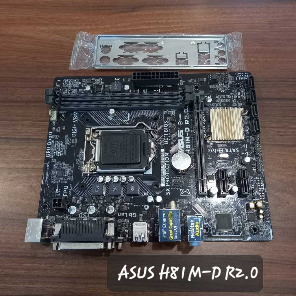 ใช้เมนบอร์ด ASUS H81M-D R2.0 ซ็อกเก็ต 1150 gen4