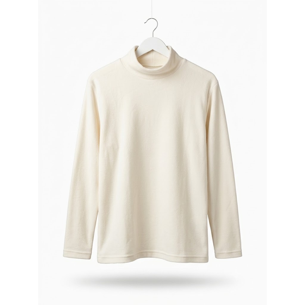 ครีมคอเต่า unq แขนยาวธรรมดาแบรนด์ผู้หญิง unisex top
