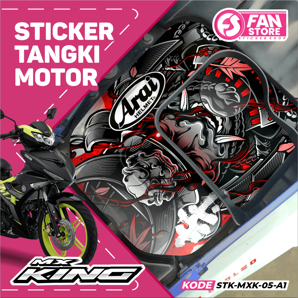 Cool Racing Design Mx King Tank Sticker - ทนทาน Mx King Tank อุปกรณ์เสริมสติกเกอร์, ปรับแต่ง - STK-M