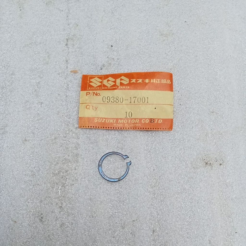 Suzuki Rm250 Rm500 Circlip 09380-17001 Original Nos Japan
