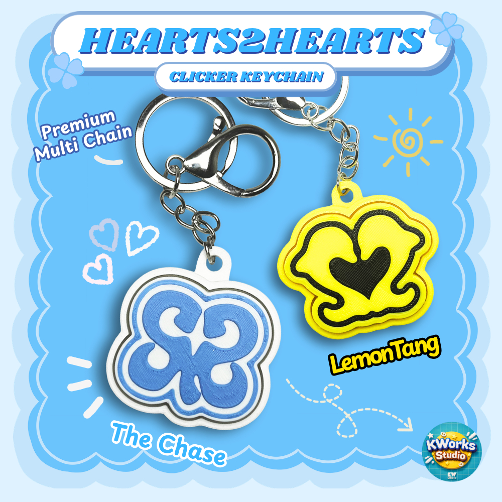 GANTUNGAN Hearts2Hearts H2H พวงกุญแจ Fidget Clicker Lemontang | พวงกุญแจกระเป๋าสวิตช์ Kpop Merch Fid