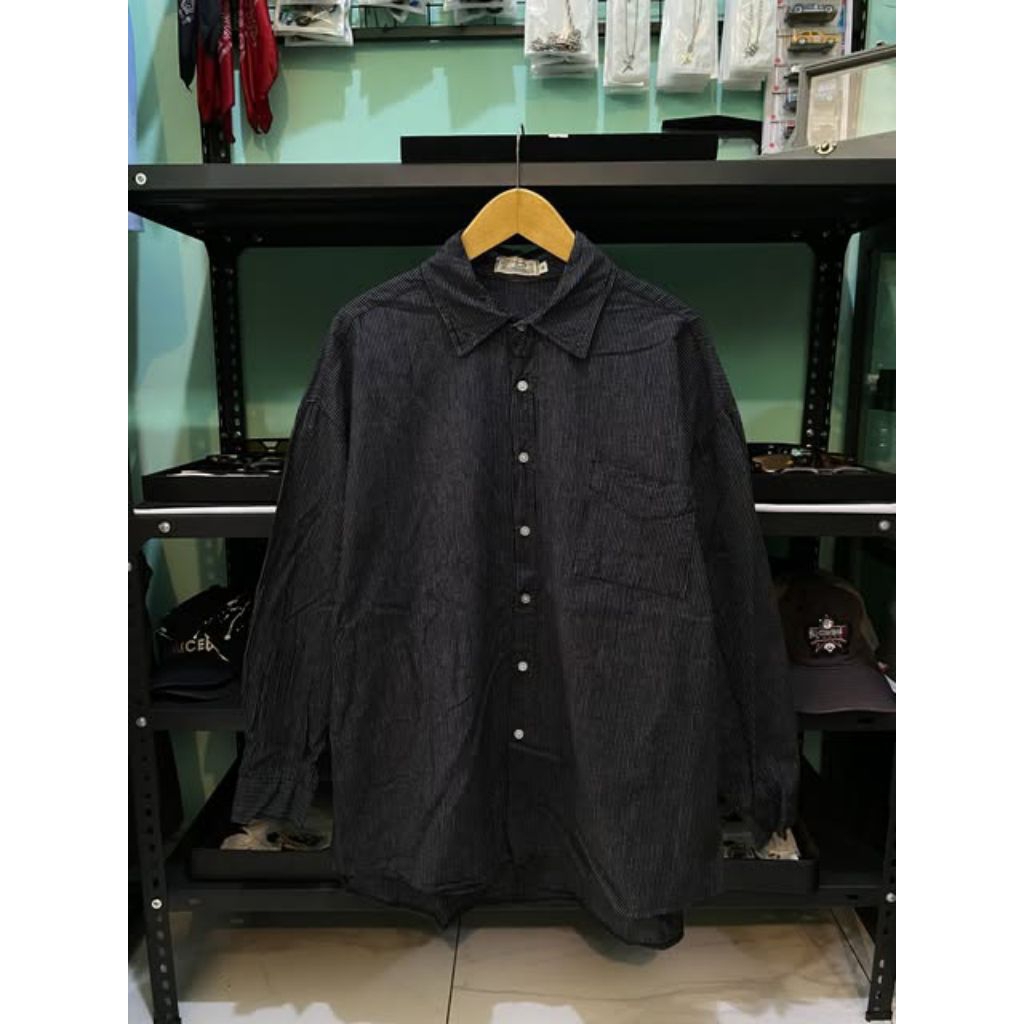 KEMEJA Wednesday Oasis เสื้อเชิ้ตลินินโอเวอร์ไซส์แท้