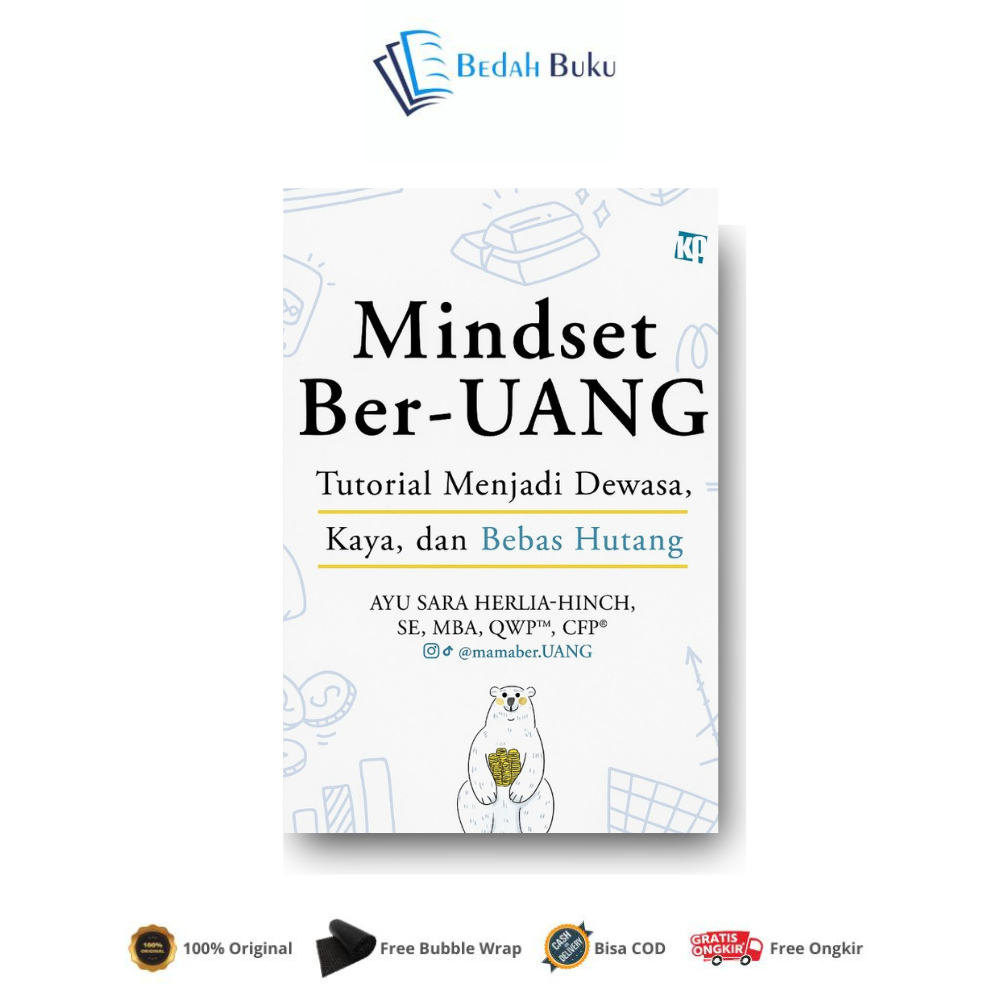 Kawan Pustaka - หนังสือ Mindset: บทช่วยสอนที่ร่ํารวย ผู้ใหญ่ ฟรีเพื่อ Debt - Ayu Sara Herlia-Hinch, 