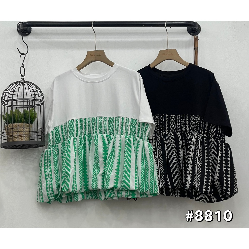 BLOUSE WHITE STUDIO 8810 BKK BANGKOK PO