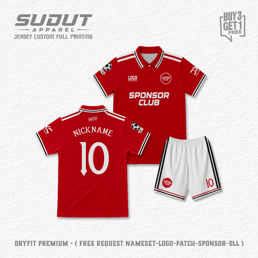 FANTASY MNTD HOME SPORT CUSTOM JERSEY 26-27 พิมพ์เต็ม I ฟรี NAME & NUMBER I CORNER APPAREL