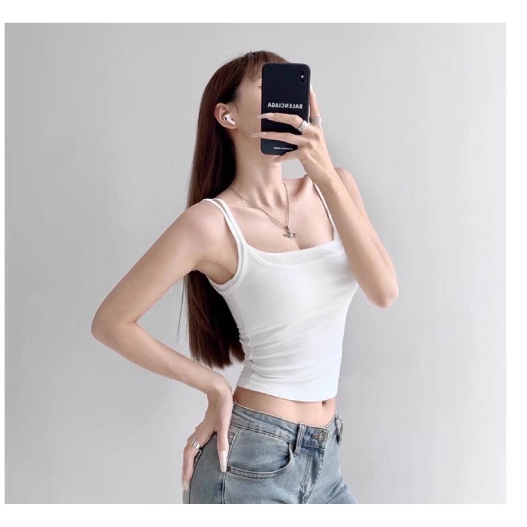 RENATA TANKTOP พร้อมถ้วย BRA TANKTOP SILWA