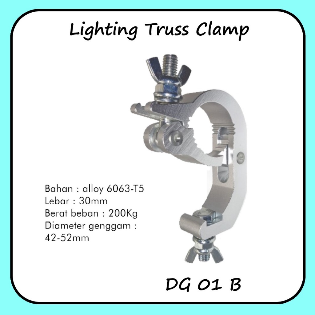 GANTUNGAN S-NET Lighting Truss Hook Clamp - Parled Beam Lamp Hanger Clamp DG - SU B