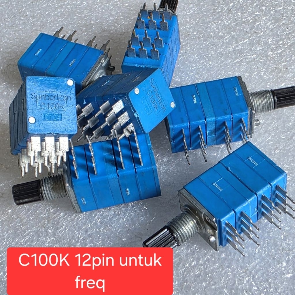 Potentiometer C100K 12 พินเดิม