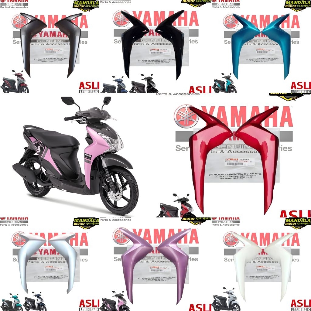 FRONT WING PANEL MIO S 125 (2018-2019) RIGHT ซ้าย ORIGINAL YAMAHA B3B-F835V-00 B3B-F835U-00