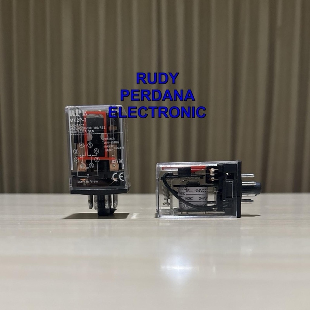 RELAY MK MK2 MK2P MK2PI MK2P-I 8P 8 PIN LEGS 24VDC DC 24V 24 VOLT RPE
